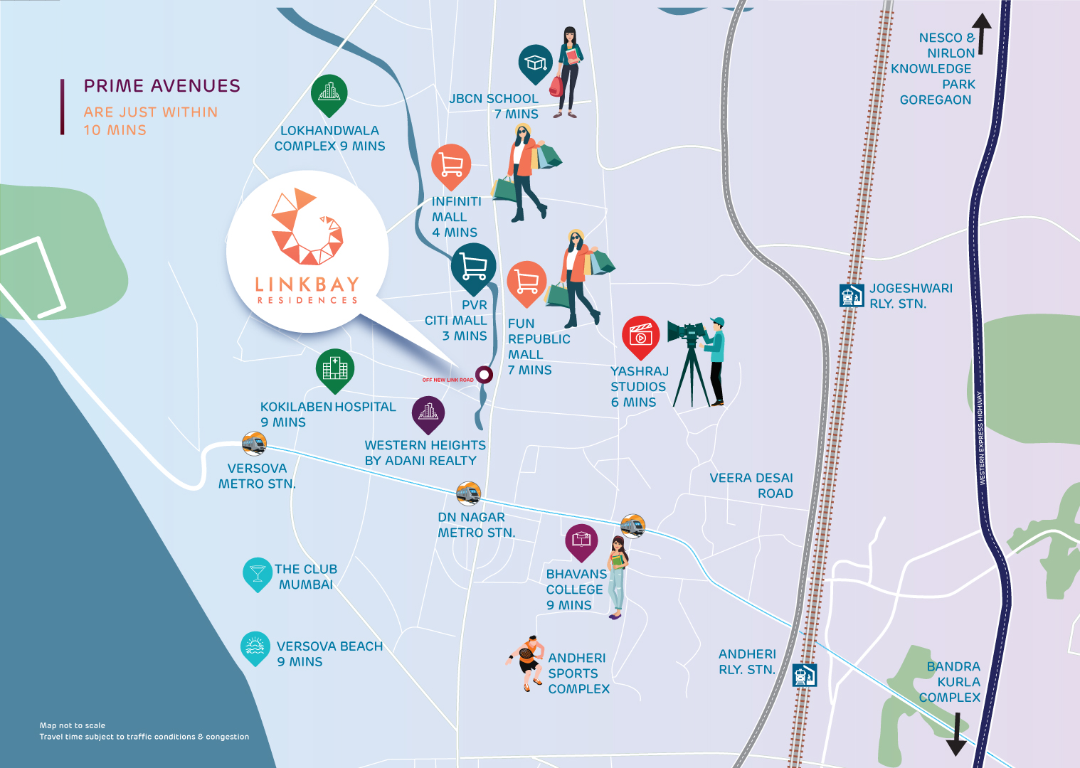 Map Adani Linkbay Connectivity location